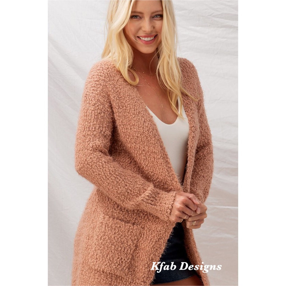 🥰LAST! Softest Popcorn Pocket Cardigan Sweater! - Picture 4 of 5